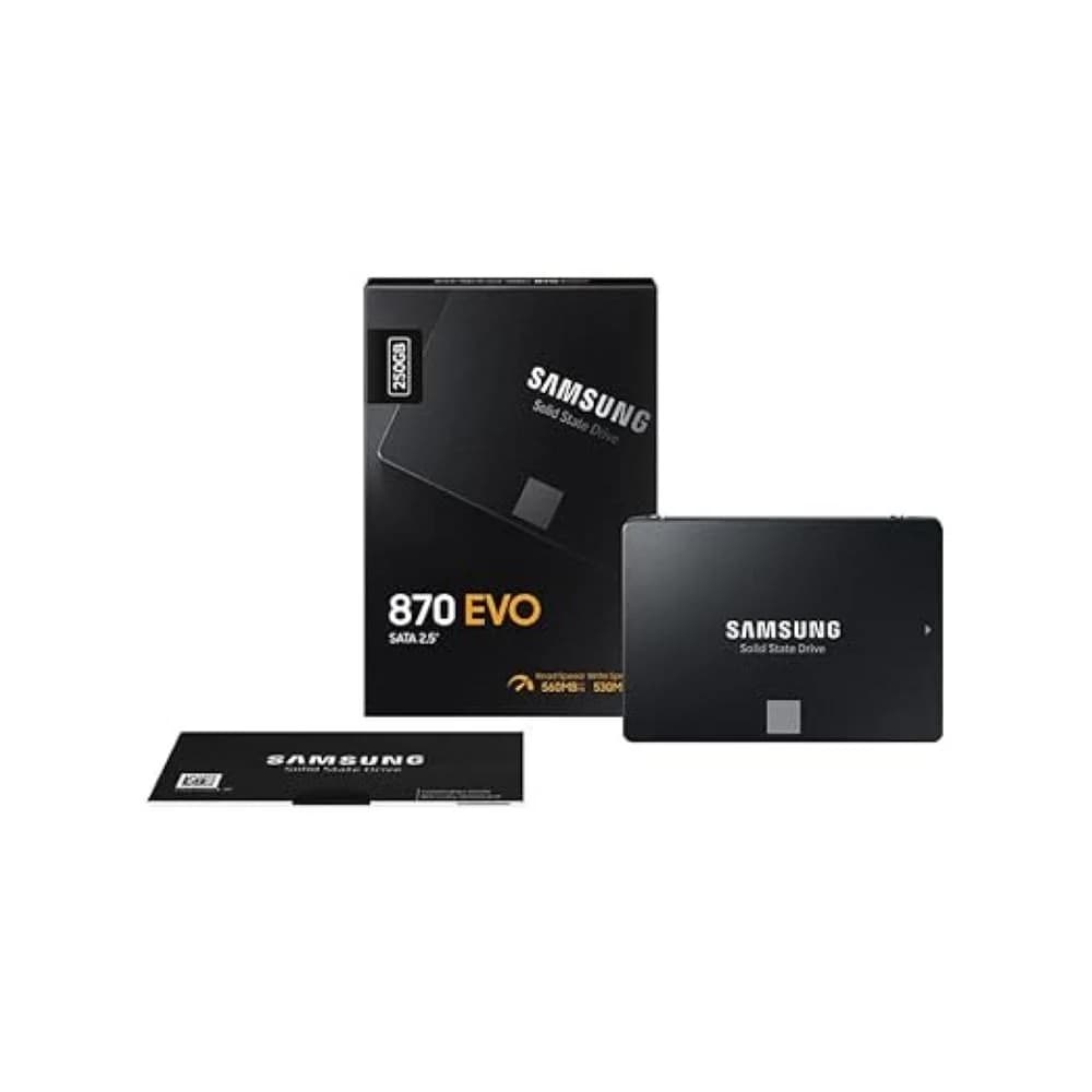 SAMSUNG 870 EVO ALUMINIUM SHELL SATA 2.5" 250GB