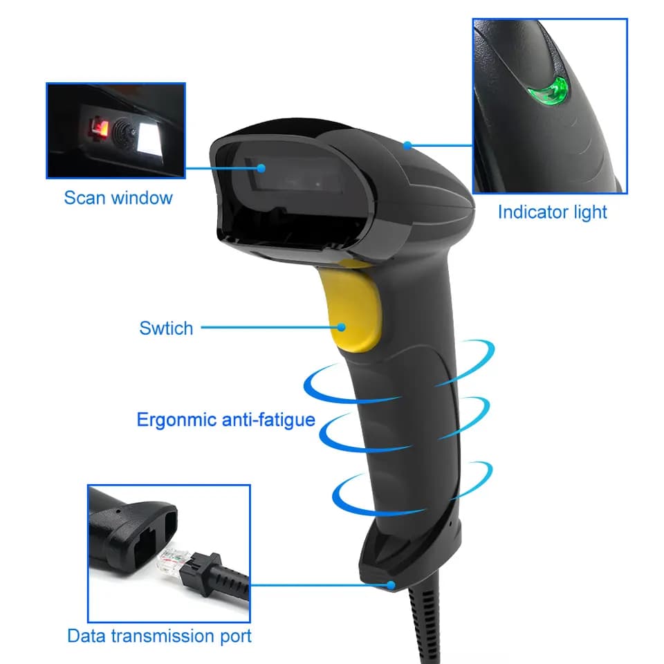 12018 Wired barcode X760L- USB